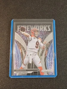 2021 Panini Prizm - Fireworks #F-20 Joe Burrow Insert Card Cincinnati Bengals 🔥 - Picture 1 of 2
