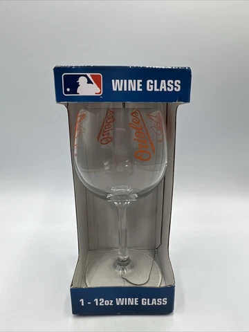 Baltimore Orioles Wine Glass 12 oz - BOELTER MLB ORIOLES QUALITY GLASS NEW Cover