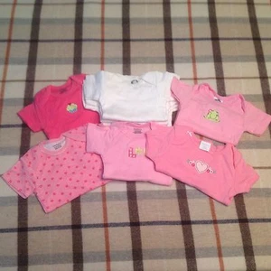 Baby girl mix lot of 10 onesies one-piece suit new Big Oshi Gerber 0-3 months - Picture 1 of 7