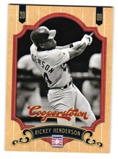 2012 Panini Cooperstown #120 Rickey Henderson Oakland Athletics 