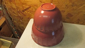 2 Boonton Melmac Plum Mixing Bowls - Picture 1 of 1