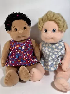 Peluche Ty Beanie Dolls "Cutie" e "Angel" 10" vintage anni 90 per bambini - Foto 1 di 4
