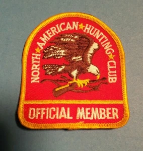 North American Hunting Club Official Member Patch Used Sew On Iron On - Picture 1 of 2