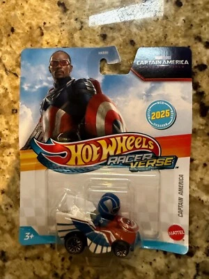 Hot Wheels Racer Verse Marvel Captain America: Brave New World Car Vehicle - Image 1 of 2