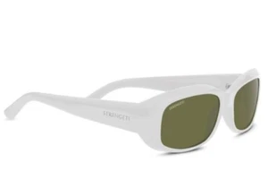 New SERENGETI BIANCA Matte White POLAR PHOTO 555 NM SUNGLASSES SS008001 - Picture 1 of 12