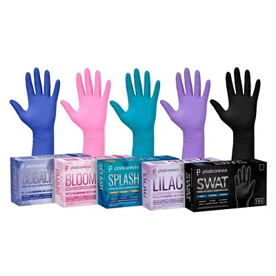 100 Nitrile Disposable Medical Exam Gloves 3.5 Mil Vinyl, Latex, Powder Free - Image 1 of 4