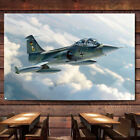 Luftwaffe TF-104G Fighter Jet Wall Art Flag Aviation Posters Room Decor Banner