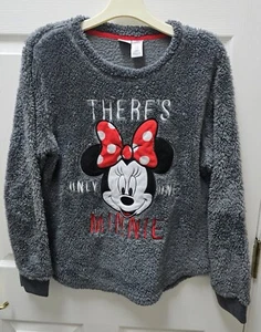 Disney Gray Youth Fleece Shirt XL - Picture 1 of 2