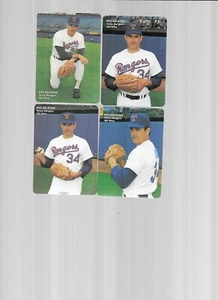 NOLAN RYAN 1991 MOTHERS COOKIES 300 WINS 4 CARD SET - Picture 1 of 1