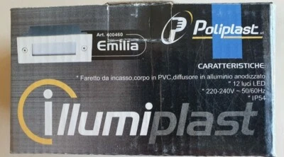 Luce segna passo a led da incasso luce bianca (POLIPLAST) - Immagine 1 di 4