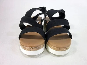 Ana Eliza Women's Black Strappy Sandals US Size 9.5 M - Picture 1 of 7