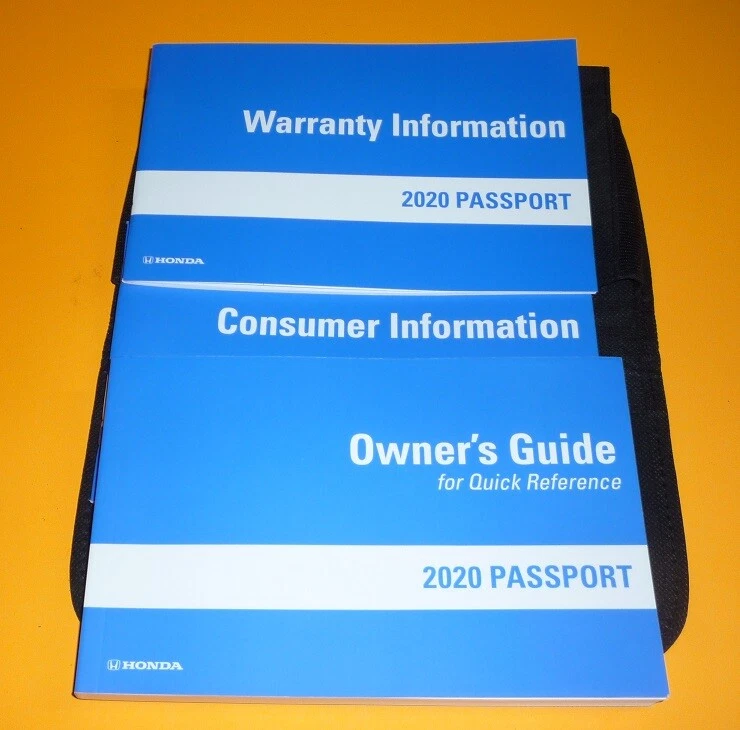 Honda Passport 2020 guía del propietario conjunto manual 20 + estuche deportivo ex-L Touring Foto 1 de 1