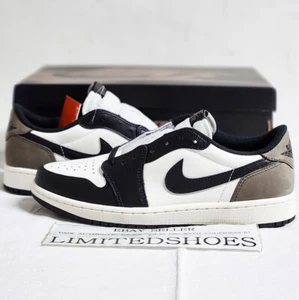 2024 Nike Air Jordan 1 Retro Low OG Dark Mocha Black CZ0790-102 Men Sneakers - Picture 1 of 10
