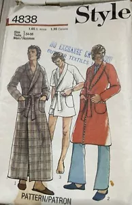 Vintage 70s Men's Robe Patten Cut - Picture 1 of 6