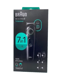Braun All-in-One 3 Trimmer 7 In 1 Beard & Hair Trimmer Kit AlO3470 - Picture 1 of 3