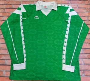 KAPPA MAGLIA CALCIO SHIRT MAILLOT NOLEL VINTAGE MADE IN ITALY (735) tg. XL - Imagen 1 de 3
