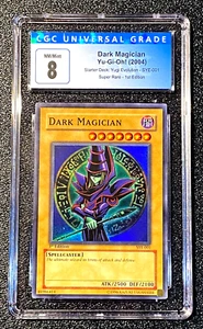 2004 CGC 8 SUPER RARE 1st EDITION Dark Magician SYE-001 Yugi'S EVOLUTION 3961-63 - Picture 1 of 2