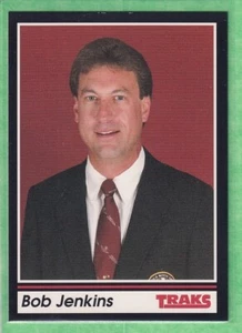 1991 Traks Race Products, Inc. #165 Bob Jenkins Editor/Host ESPN Speedweek - Picture 1 of 2