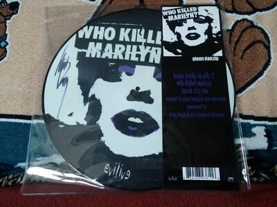 MISFITS GLENN DANZIG SIGNED PICTURE DISC WHO KILLED MARILYN RARE SAMHAIN PUNK - Image 1 of 2
