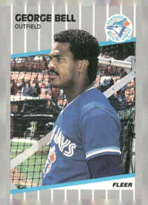 1989 Fleer #226 George Bell - Image 1 of 2