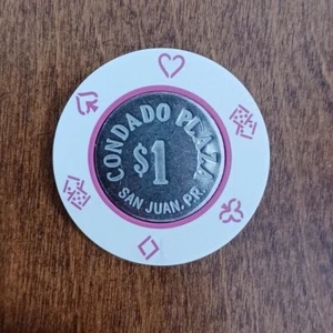 Seltenes Condado Plaza Casino $1 Chip San Juan PR - Bild 1 von 1