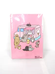 New Pusheen & Friends Ice Cream Truck Hard Cover Lined Notebook - Pink - 2018 - Picture 1 of 2