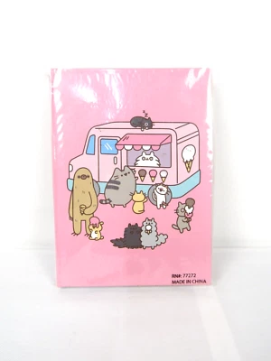 New Pusheen & Friends Ice Cream Truck Hard Cover Lined Notebook - Pink - 2018 - Image 1 of 2