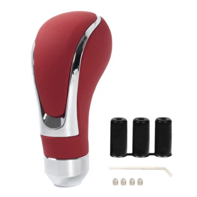 Car Gear Shifter Knob Manual Stick Shift Knob Handle PU Leather For Ford Mustang Foto 1 de 4