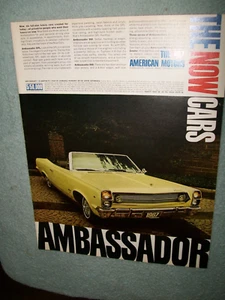 American Motors Ambassador Cabriolet 1967 - große vollfarbige Magazinanzeige- - Bild 1 von 1