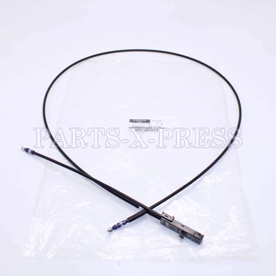 OEM GENUINO NISSAN INFINITI G37 CAPÓ PESTILLO LIBERACIÓN CABLE CONJUNTO 65620-JL01A Foto 1 de 4