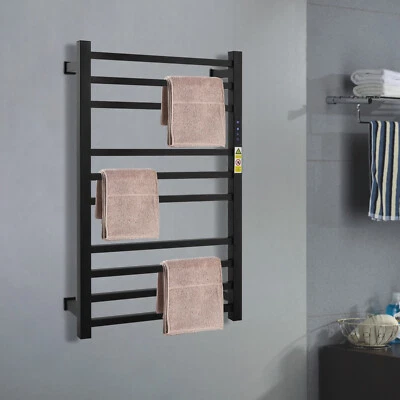 Toallero eléctrico térmico 10 barras independiente calentador seco 120 W EE. UU. - Imagen 1 de 4