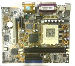 VINTAGE ASUS CUW-FX INTEL 810e P2 P3 SOCKET 370 ATX MOTHERBOARD VGA SOUND MBMX23 - Picture 1 of 3