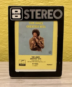 Tom Jones Greatest Hits Pop R&B 8 Track Tape Vintage 1973 London Records Parrot - Picture 1 of 5