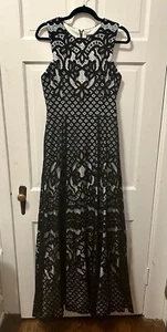 Stunning Vera Wang Sleeveless Black Lace Ball Gown | Size 10 - Picture 1 of 14