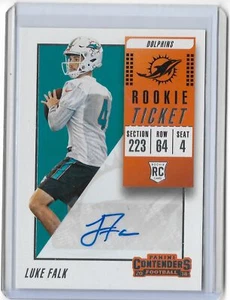 2018 Contenders Football Luke Falk Rookie Ticket #189 - Picture 1 of 2