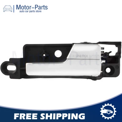 Manija de puerta cromada interior trasera derecha lado pasajero para Ford Fusion 2006-2012 Foto 1 de 4