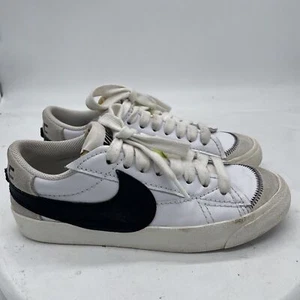 NIKE 22SS BLAZER LOW '77 JUMBO DN2158-101 US7.5 WHITE/BLACK-WHITE-SAIL Men shoes - Picture 1 of 16