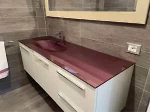 mobile lavabo bagno 150 cm con specchio - Foto 1 di 3