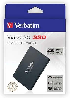 Festplatte Verbatim SSD Vi550 S3 - SSD Interne Ab 256GB Solid State Drive Neu - Bild 1 von 4