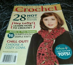 DC13 LOVE OF CROCHET MAGAZINE, WINTER 2012 - Picture 1 of 8