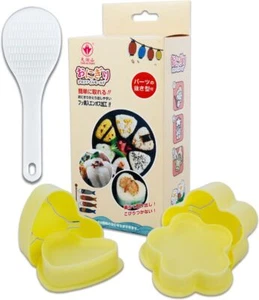 3-teiliges Sushi Maker Set - Herzform - Blumenform - Onigiri Reisball Reisform - Bild 1 von 3