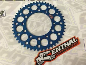 NEW Renthal Rear Sprocket for Husaberg FC550 FE550 2005-2008 49T 49 tooth BLUE - Picture 1 of 1