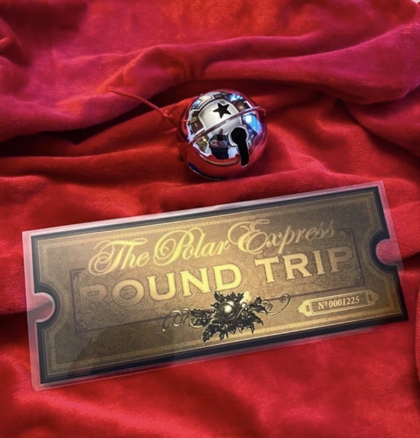 Polar Express Bell And Ticket Replica