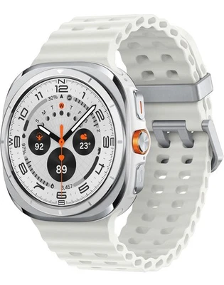 NEW Samsung Galaxy Watch Ultra 2025 Smartwatch 47mm LTE Unlocked, Titanium White - Image 1 of 4