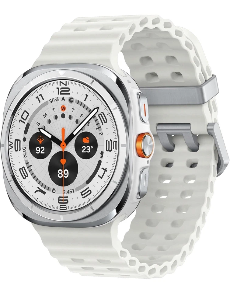 Samsung Galaxy Watch Ultra AI Smart Watch, Titanium White, 47mm   - Image 1 of 4