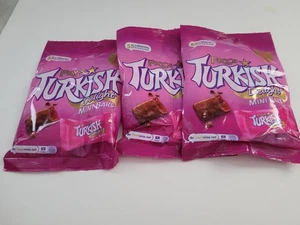 x3 Fry's Turkish Delight Mini Bars Bags 105g - Picture 1 of 3