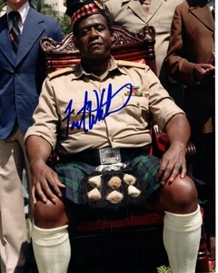 Fotografia firmata Forest Whitaker 8x10 L'ultimo re di Scozia Idi Amin - Foto 1 di 1