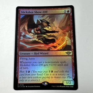 MTG - Slickshot Show-Off - {Foil} Rare #146 Outlaws of Thunder Junction NM/MINT - Picture 1 of 2