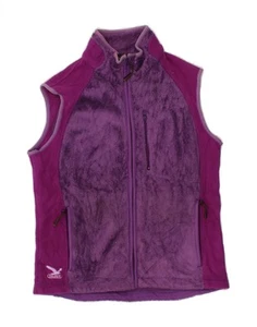 SALEWA Womens Fleece Gilet UK 10 Small Purple Colourblock Polyester AZ05 - Picture 1 of 3
