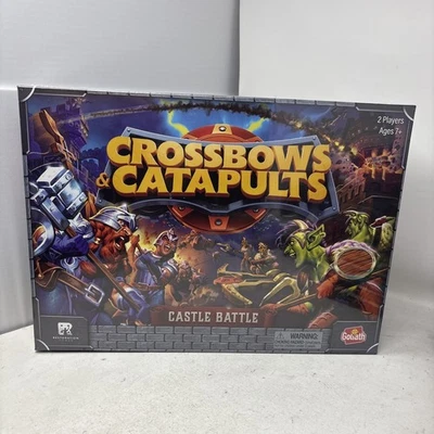New Crossbows & Catapults Castle Battle Set Board Game Retro 2024 Sealed - Image 1 of 4
